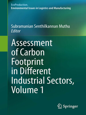 cover image of Assessment of Carbon Footprint in Different Industrial Sectors, Volume 1